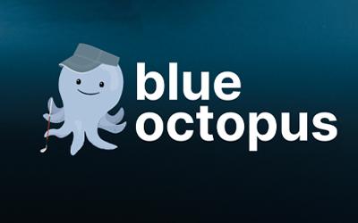 Tee sponsor Blue octopus